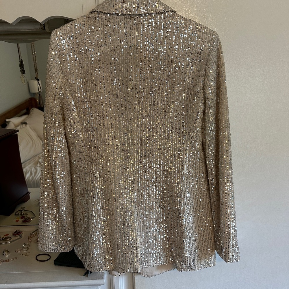Loft Sequin Blazer - image 4